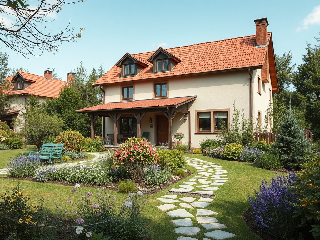 КИНГ-К | Отмостка вокруг загородного дома: ширина, уклон, материалы