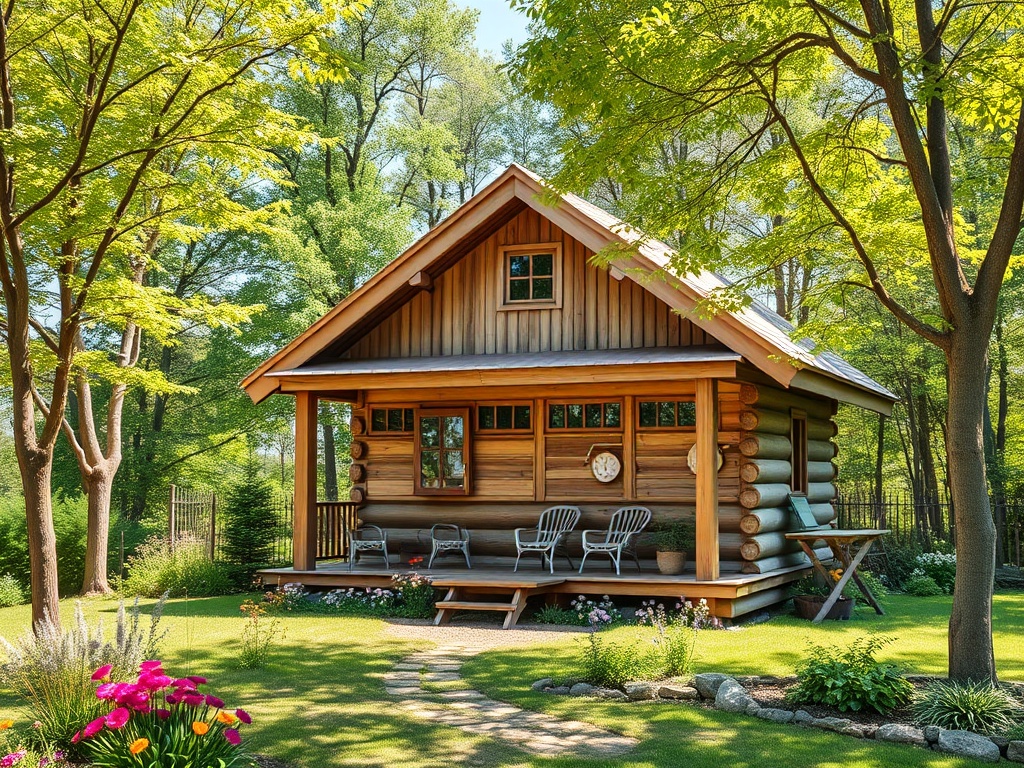 КИНГ-К | Дом на дереве для детей из остатков бруса