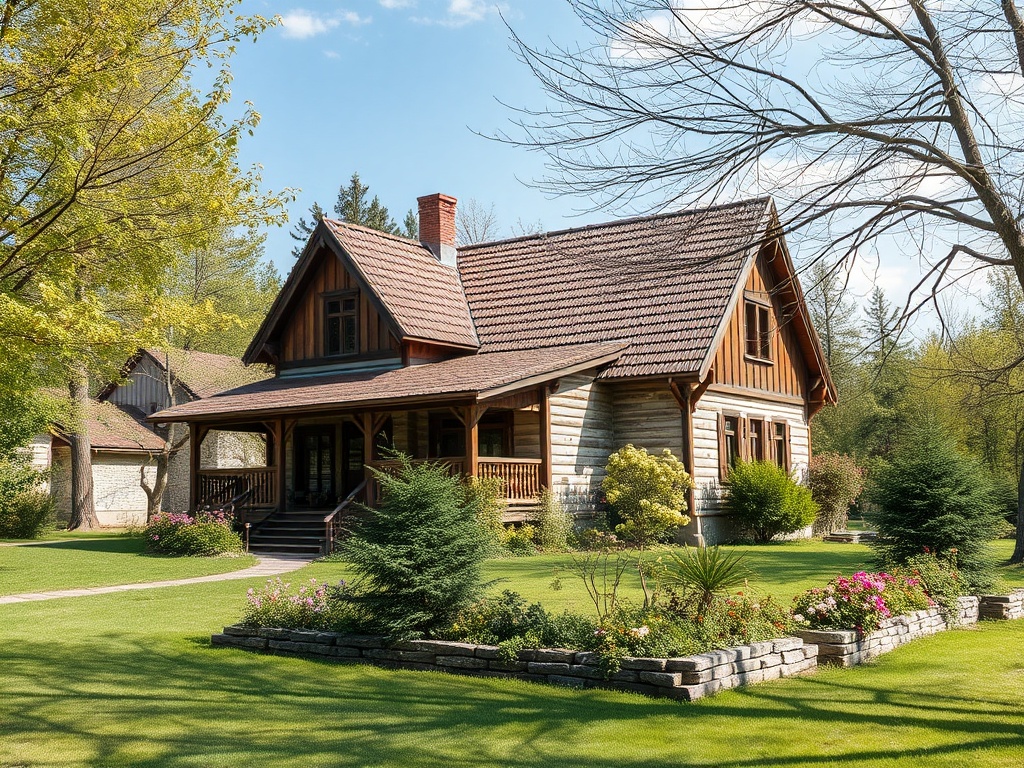 КИНГ-К | Современные тренды в планировании загородных участков с домами из клееного бруса